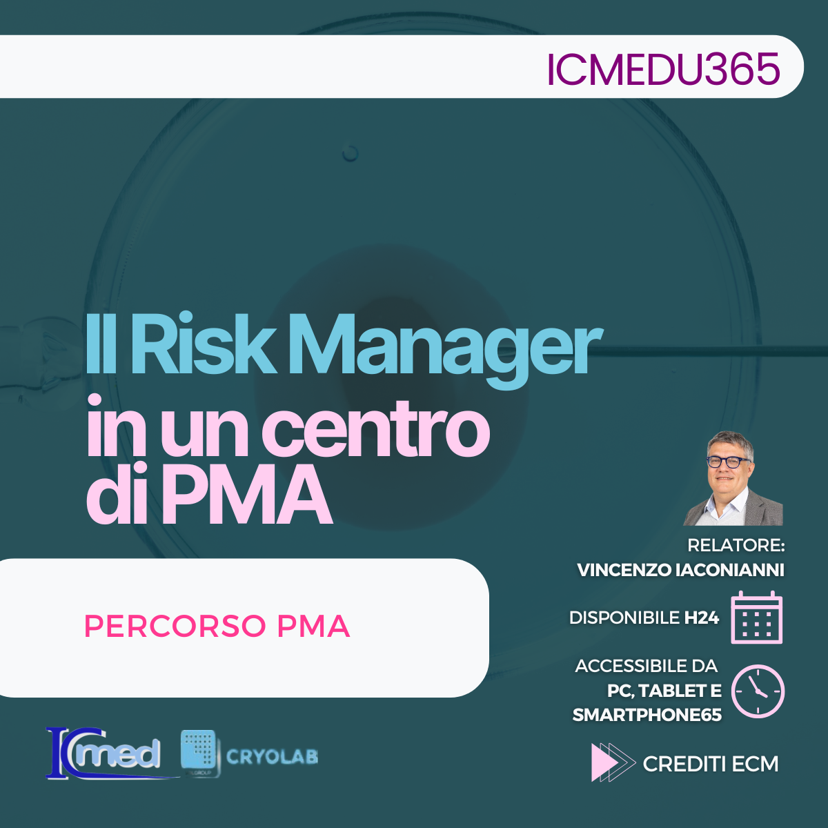 ID 7158- 457158 Il Risk Manager in un centro di PMA