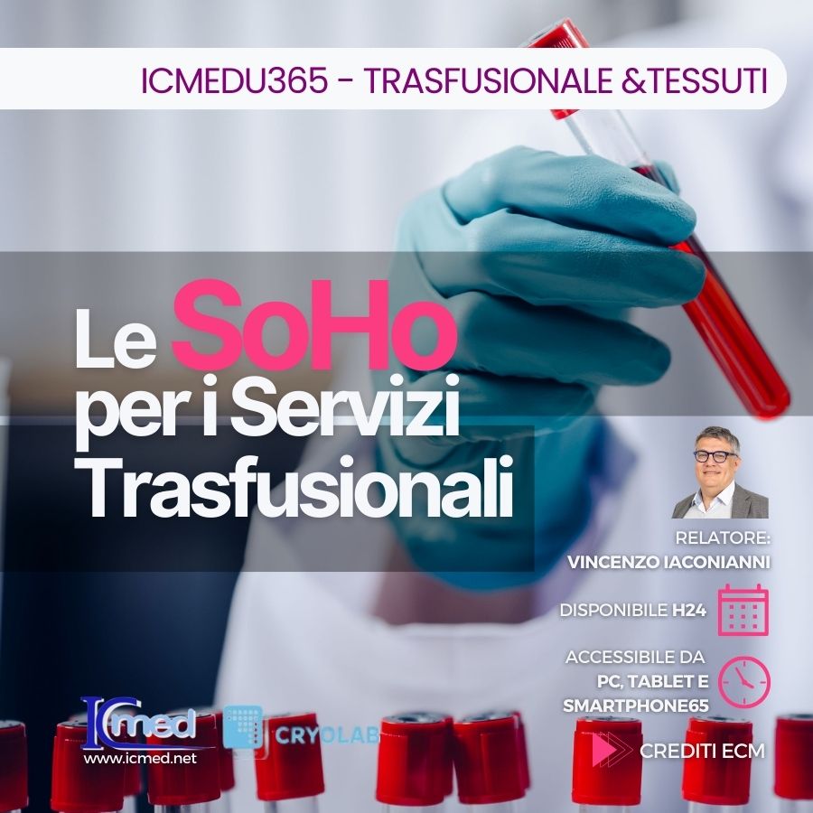 Le SoHo per i Servizi Trasfusionali