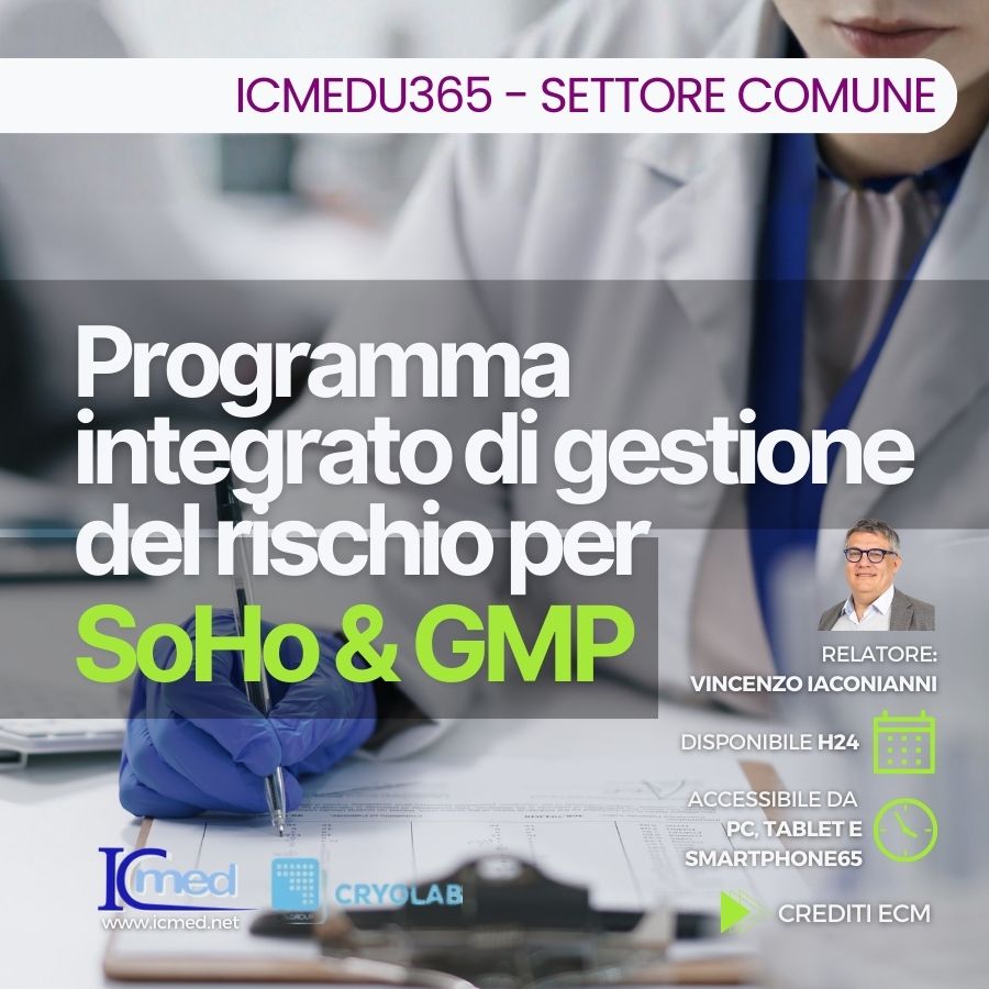 Programma Integrato di Gestione del Rischio per SoHO e GMP