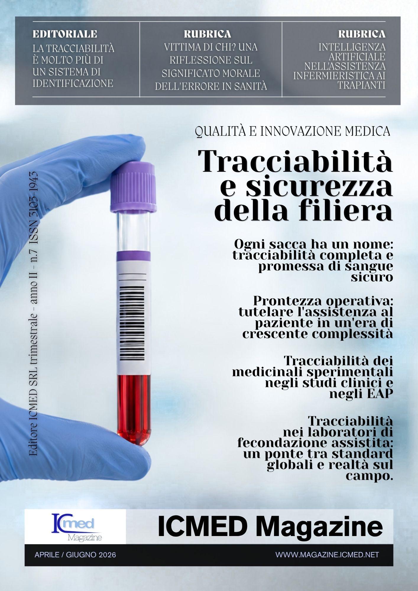 Pubblicato ICMED Magazine #7 - Aprile / Giugno 2026